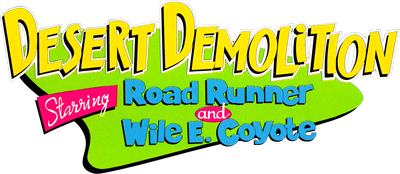 Desert Demolition logo for Sega Genesis